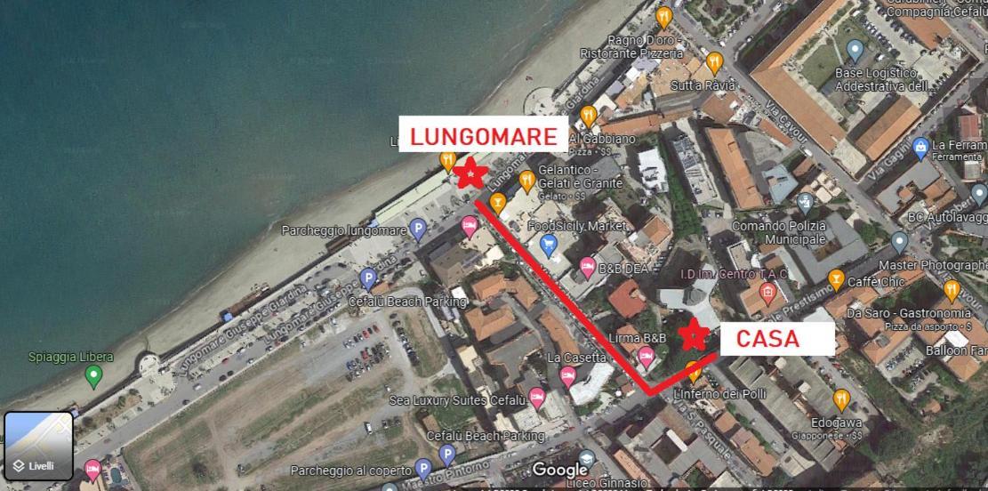Vintage Sea House Vicino La Spiaggia Del Lungomare 체팔루 외부 사진